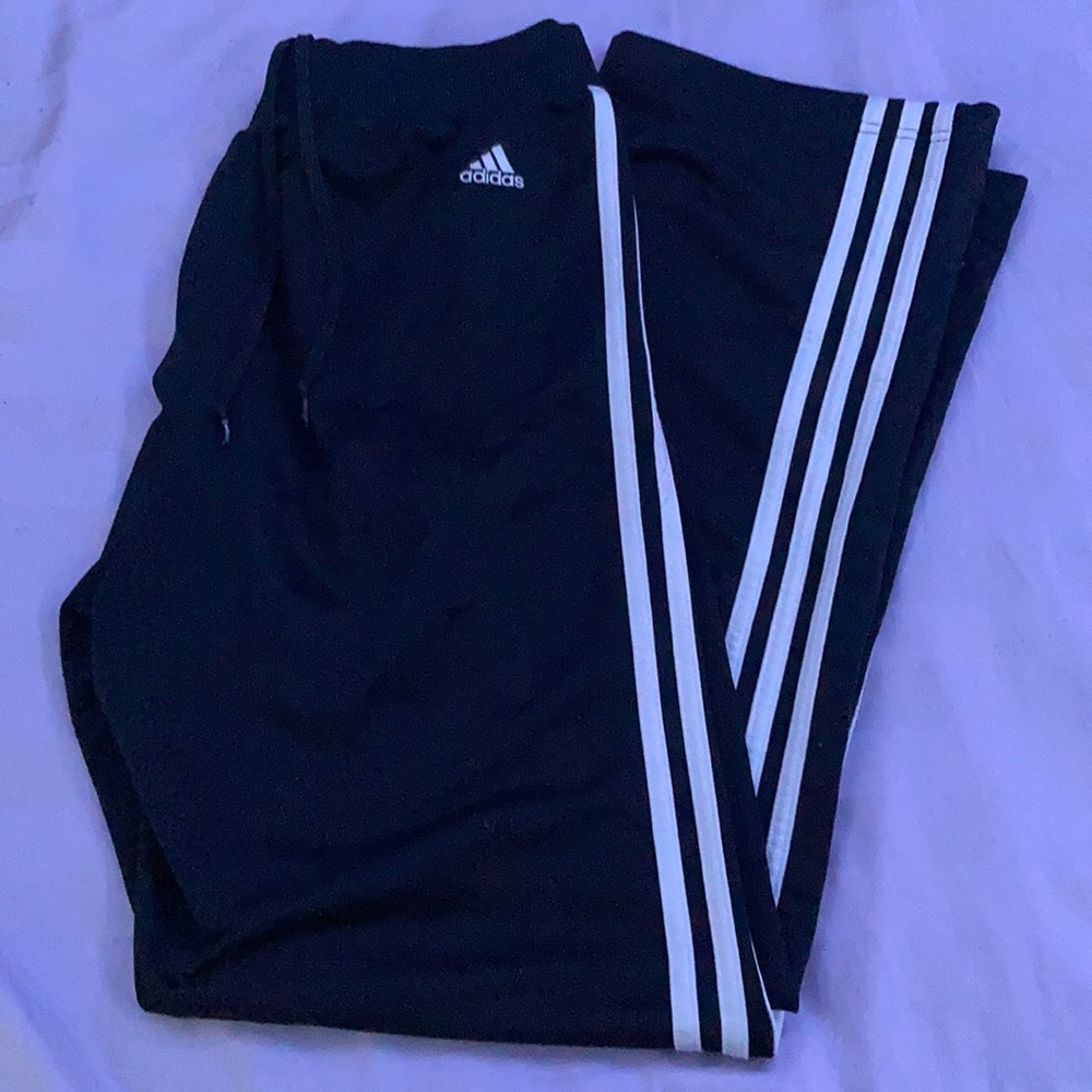 black adidas sweat pants